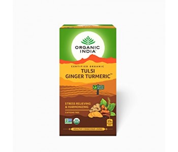 ORGANIC INDIA TULSI GINGER TURMERIC TEA BAG